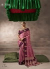 Kalki Silk By Kira Pure Satin Silk With Raw Silk Sarees Online Wholesale